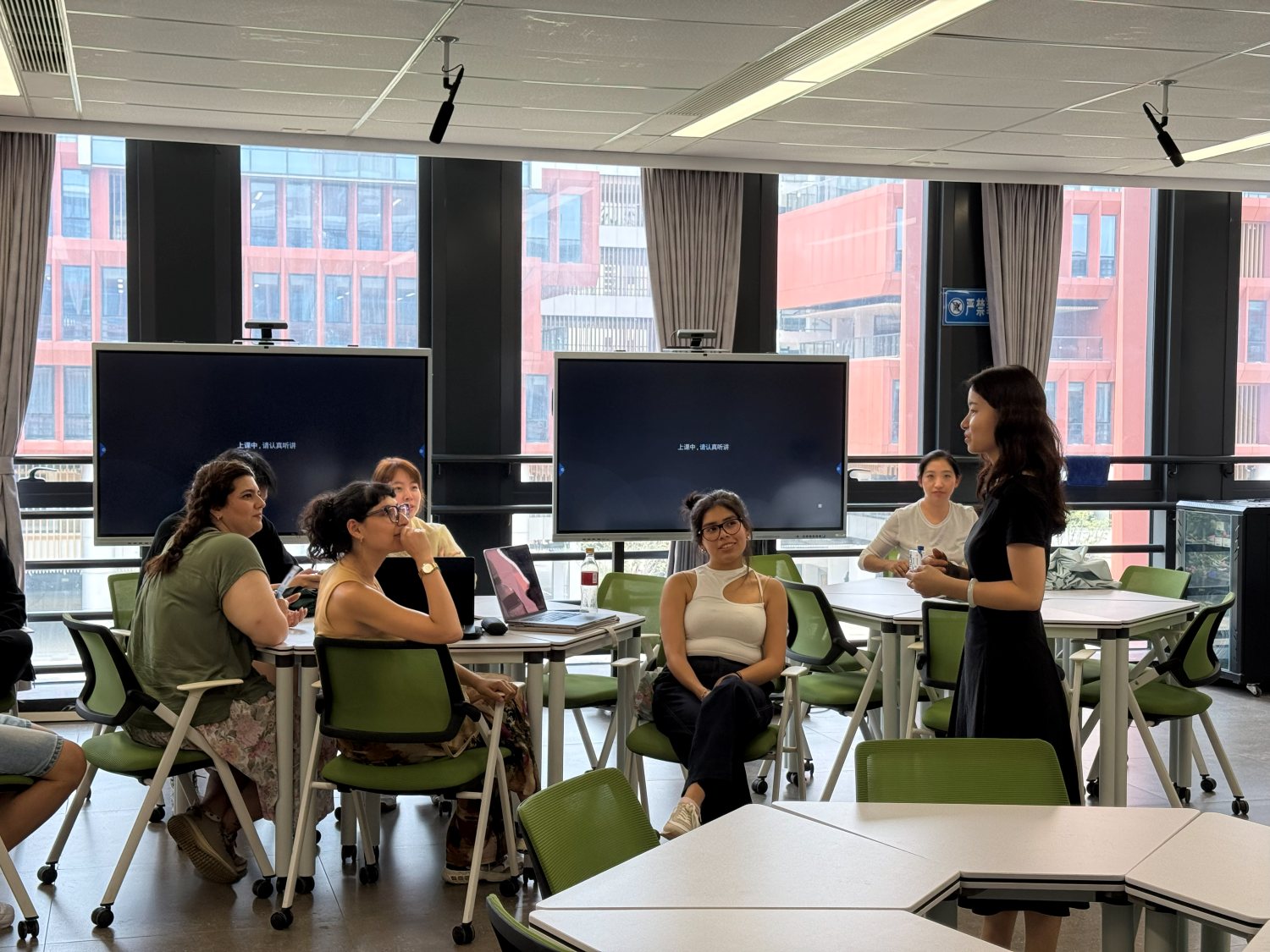 The AI marketing class in Classroom 304, tools made plain